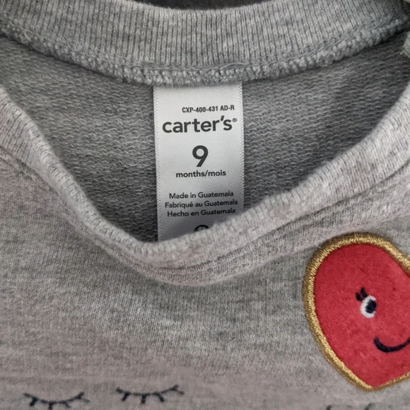 Grey & white long sleeved sweater - Picture 2 of 2